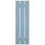 Volet à panneau et lattes à trois planches l 17 1/8 po x H 36 po EnduraCore, bleu pacifique (par paire - quincaillerie non incluse)-134547744