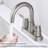 Bathroom faucet with 360 degree turn spout-110825961