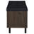 Clackamas Smoked Oak 2-Door Storage Bench-1518915314