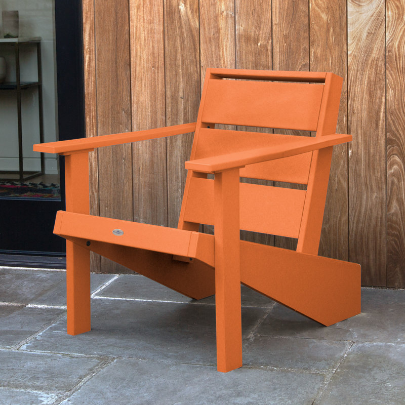 Chaise Adirondack moderne Haven, Orange