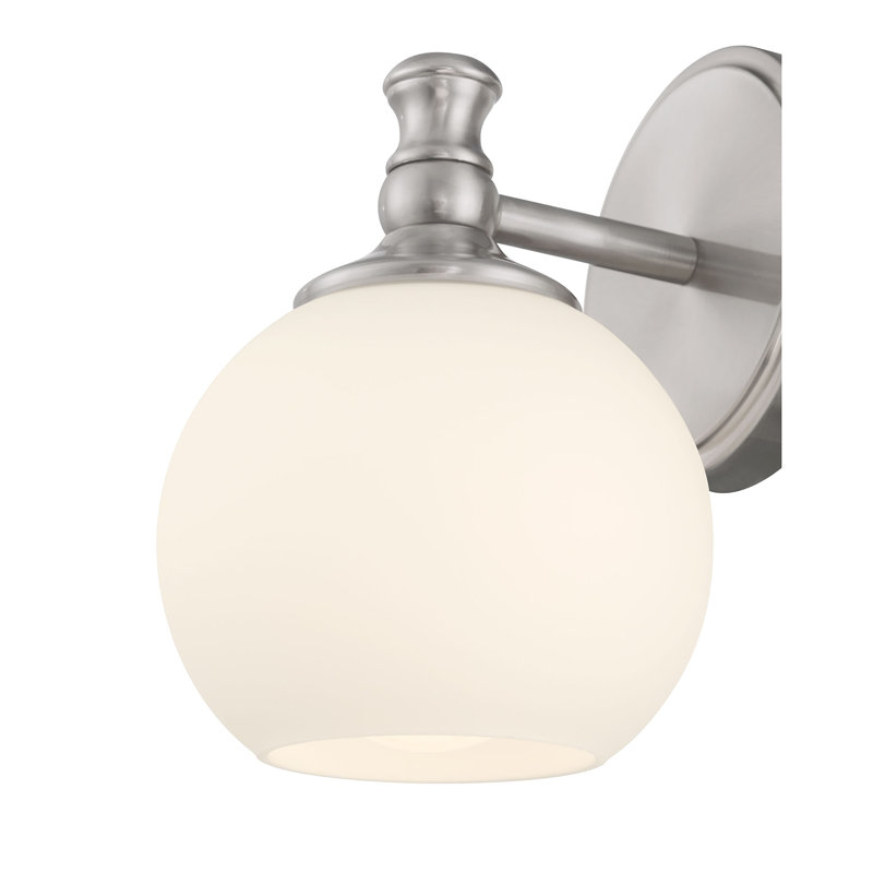 Applique murale 1 lumière 8,5 po Orlisse, Nickel