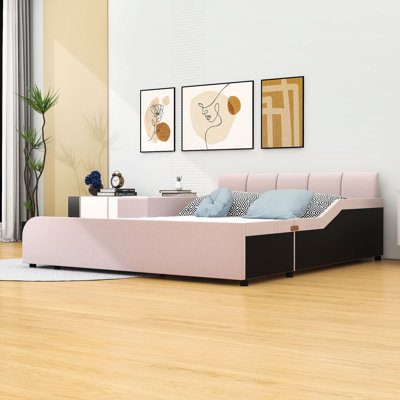 Lit plateforme avec rangement Marleyah
