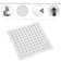 10" Square Shower Head Pressure Balanced Shower Faucet System With Handheld Spray