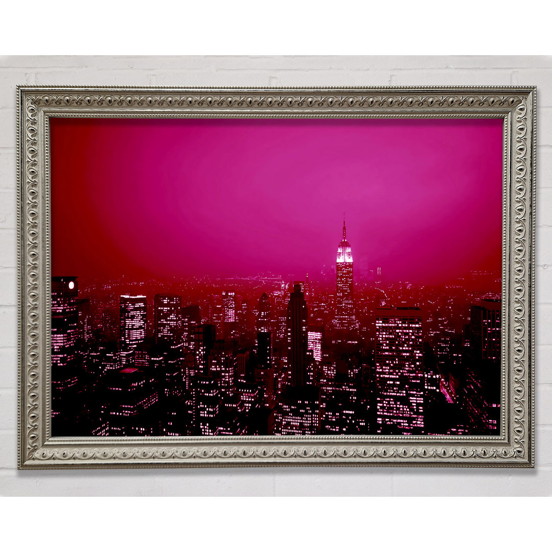 Gerahmtes Wandbild New York City Skies