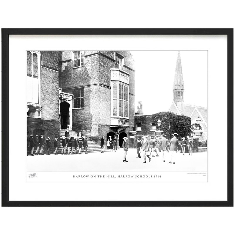 Harrow On The Hill, Harrow Schools 1914 by Francis Frith - Single Picture Frame Print, 28cm H x 36cm W x 2.3cm D