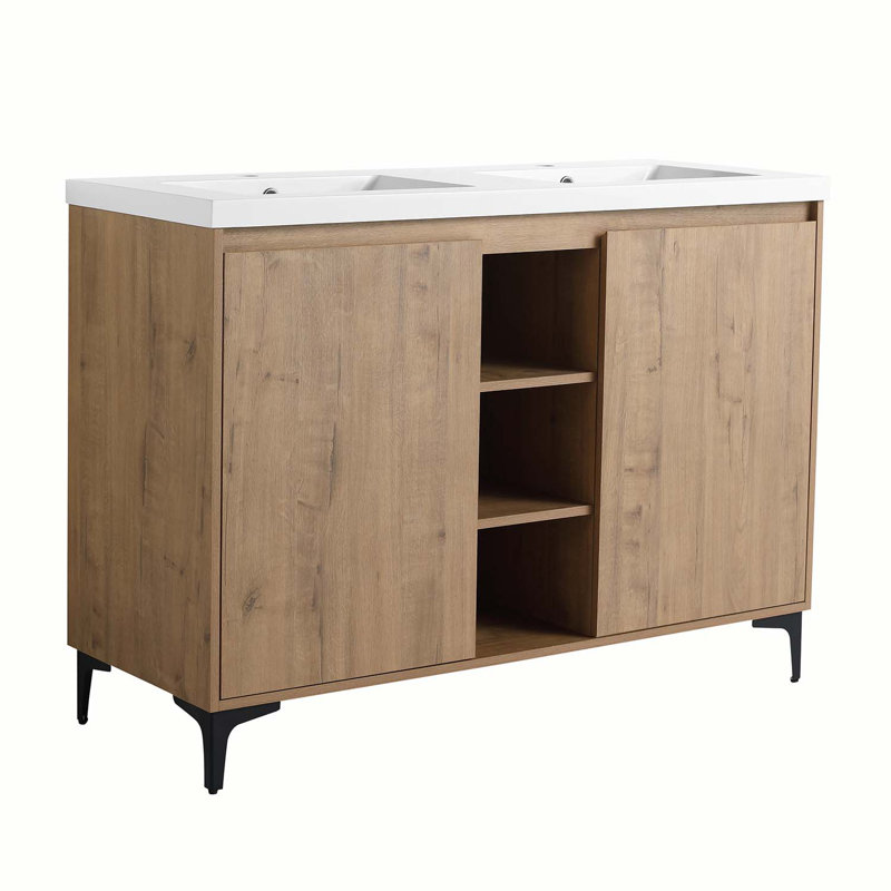 Meuble-lavabo 48 po avec double lavabo