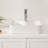 19"X15" White Ceramic Rectangular Vessel Bathroom Sink