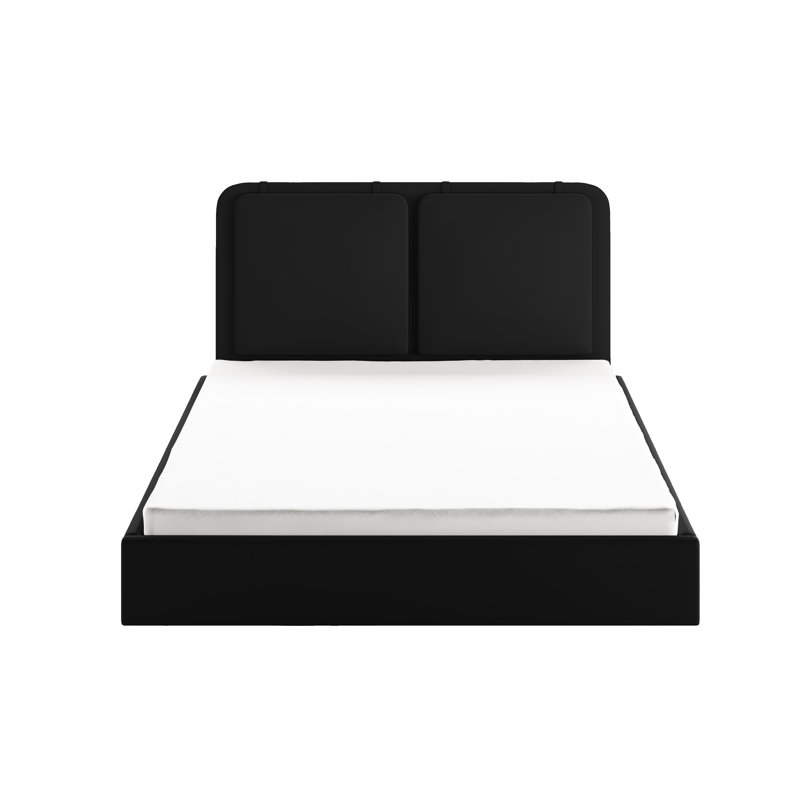 Synergy Upholstered UK Super King - DE 180 X 200 Cm Ottoman Storage Bed, Black