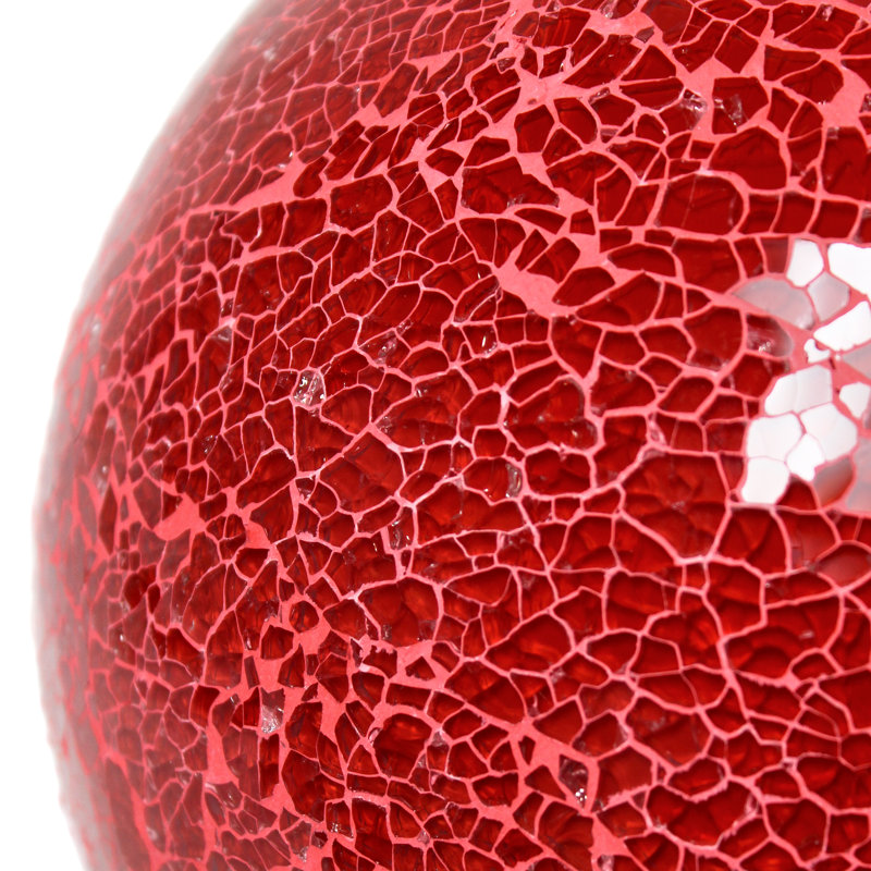 Brathwaite Ceramic Globe Lamp, Red
