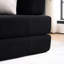 Canapé-lit pliant, canapé-lit convertible de 78,5 po avec 2 coussins, canapé-lit pliant, matelas à ressorts en mousse, canapé-futon pour salon, bureau, appartement