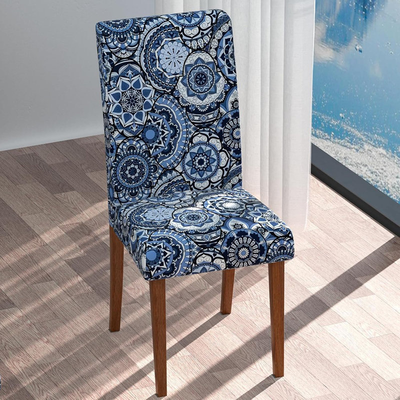 Housses de chaises de salle à manger - motifs totem - ensemble de 6 - doux, extensible, amovible, lavable - protecteur de siège de salle à manger / cuisine / cérémonie