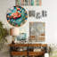 Horloge murale flamant rose 12 po