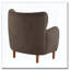 Velvet Upholstered Wingback Club Chair