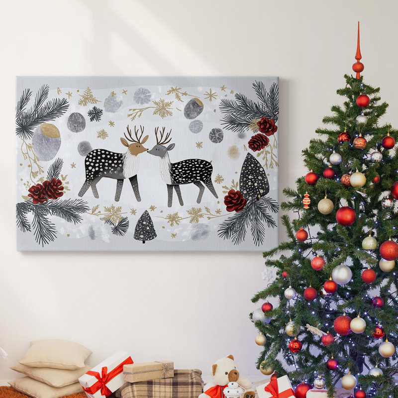 Christmas Holiday Arts - Toile tendue avec châssis, H 32 po x l 48 po