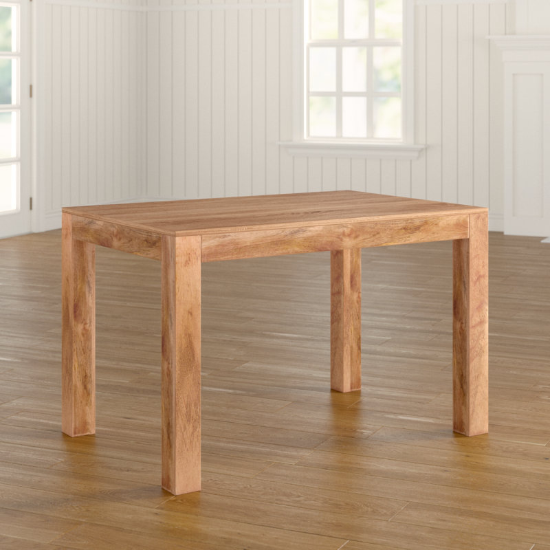 Adeliza Solid Wood Dining Table, 76 H x 120 W x 80 D