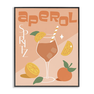 «Aperol Spirz», estampe numérique par Anna Quach