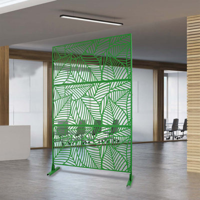 Écran d'intimité élégant en métal pour l'extérieur, idéal pour le patio et le jardin