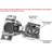 1/2 Overlay 2 Pack 105 Degree Soft Close Face Frame Concealed Hinges