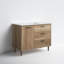 Baldwin 42'' Single Bathroom Vanity with Engineered Marble Top-747671324