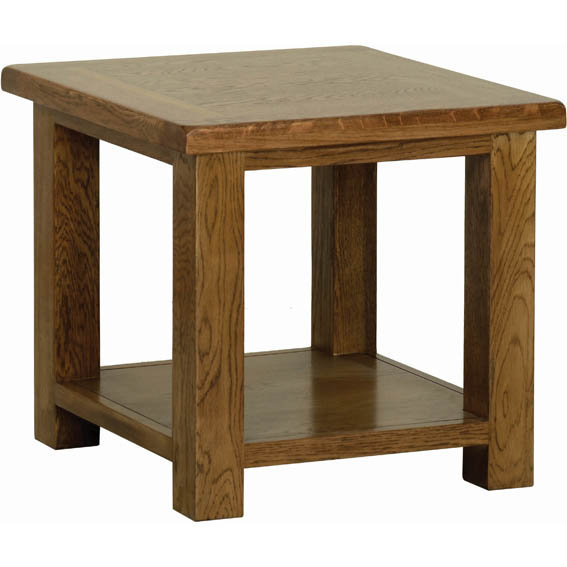Newbury Coffee Table with Storage, H50 x L53cm, Natural Oak