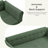 Oversized Dog Sofa Bed With Tufted Backrest & Nailhead Trim, Linen Fabric Pet Sofa Couch With Armrests & Backrest, Elevated Rectangular Dog Bed For Large & Medium Dogs-1679096905