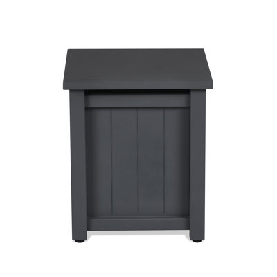 ORTUN 18" Square Metal Propane Tank Cover and Side Table by Real Flame