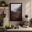 Misty Highland Moorland Scandinavian - Wrapped Canvas-440075152-440075163