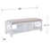 Banc de rangement rembourré Broseley