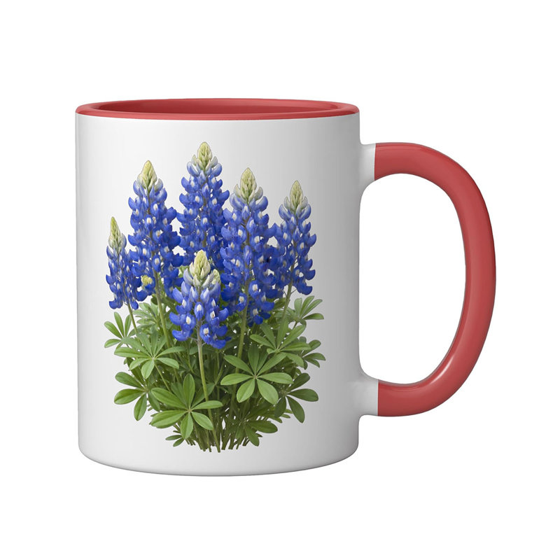 Ceramic Coffee Mug, Red