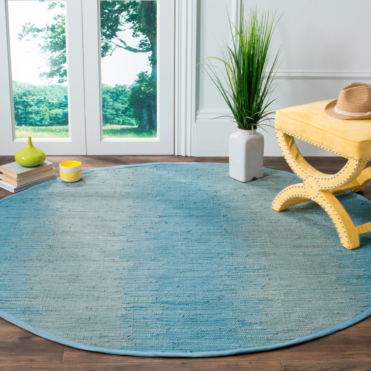 Cayman Hand Woven Cotton Abstract Rug