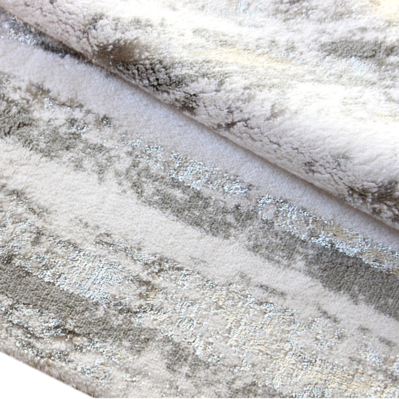 Tapis pour salle de bain Mapps, 24 po x 36 po, Argent