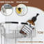 Stainless Steel Wall Bathroom Shelves
