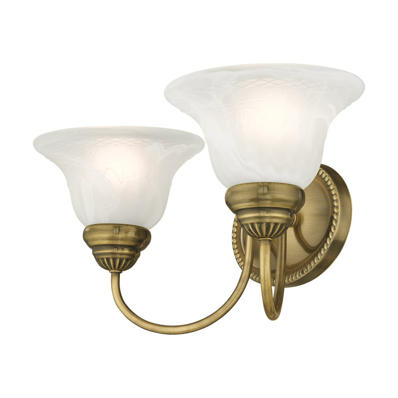 Nicolas 2 - Light Dimmable Vanity Light, Antique Brass