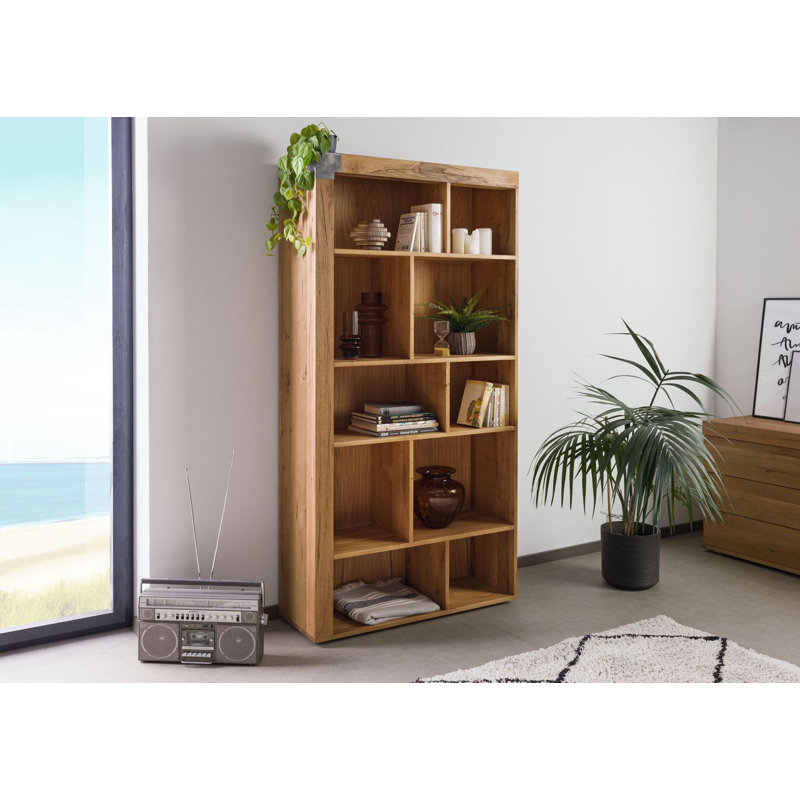 New Amsterdam 204cm H x 100cm W Solid Wood Standard Bookcase