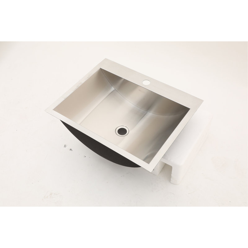 21X17 Inch Stainless Steel Bathroom Vessel Sink - Nano Technology, Hygiene Focused 21"X17" Basin With Pop Up Drain Low Maintenance, Long Lasting