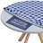 Tablecloth Of Polyester- Fitted With Elastic, Water Proof, Washable, Fits For Table, Checked Design By Sorfey.-66707660-66707674