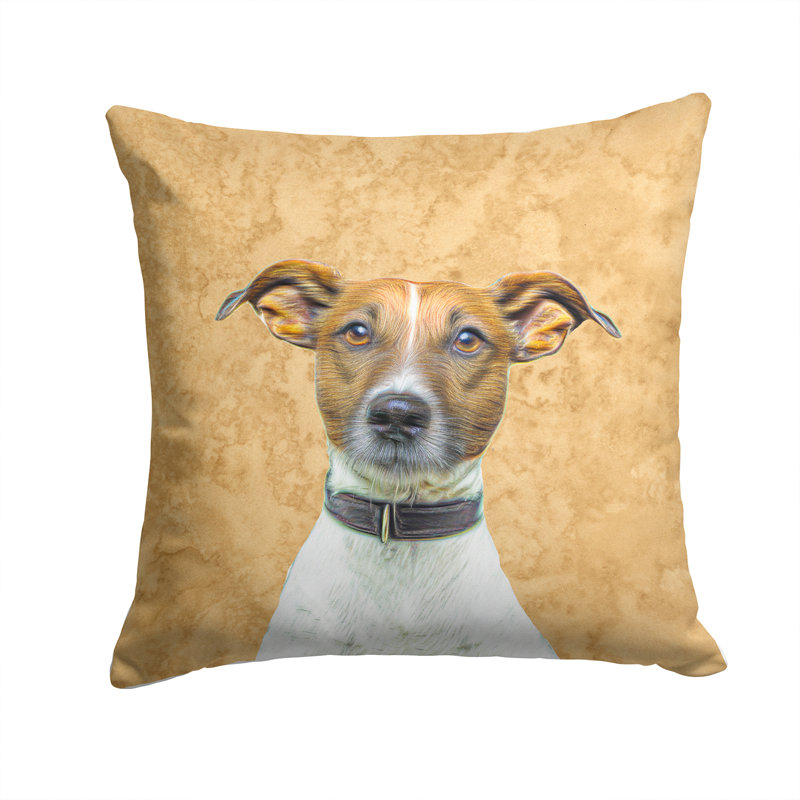 Coussin décoratif intérieur/extérieur yorkie/yorkshire terrier, H 14 po x l 14 po x P 4 po