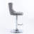 Swivel Velvet Barstools with Adjusatble Seat Height-1880070283-1880070260