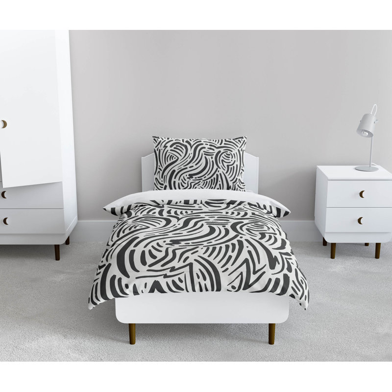 Ensemble d'édredon Cozy Swirl, Ivoire ivoire
