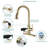 Topcraft Single-Hole Single-Handle Pull-Down Kitchen Faucet With Base Plate-125501516