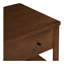 Table de chevet en bois massif 28,5 po