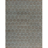 Modern Tibet Hand Knotted Geometric Area Rug