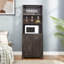 Armoire de bar à vin avec support pour verre à vin, armoire de bar Home Source Side