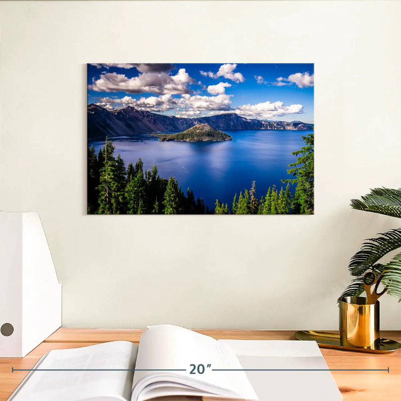 Alvord Picturesque Crater Lake, 8" H x 12" W