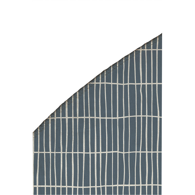 Snow Fence Non-Slip Outdoor Rug, Round 5'