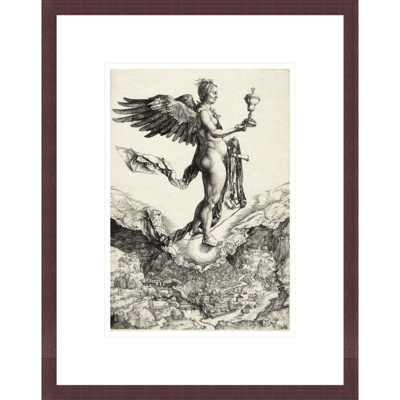 «Nemesis» par Albrecht Dürer, impression giclée sur cadre, H 16,75 po x l 13,27 po