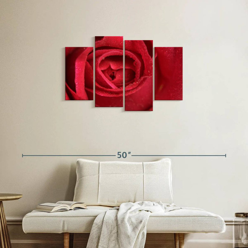 Rose rouge Harnek, H 22 po x l 36 po