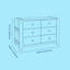Commode 6 tiroirs avec bibliothèque Read-With-Me-116009396