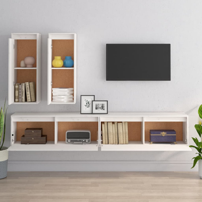 Grace-Leigh Unfinished Entertainment Centre, White