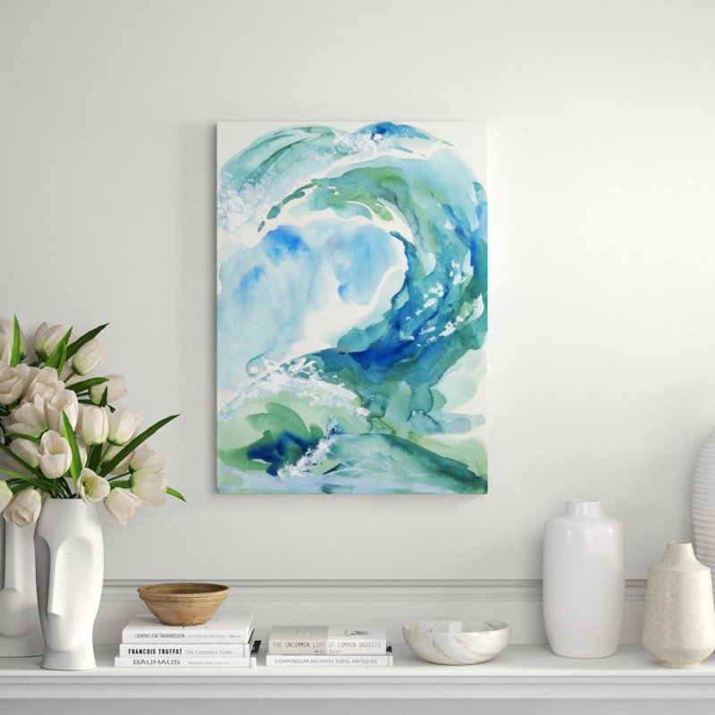 Loud Splash I Painting by Jean Kenna, Glass Coat, 41" H x 30" W x 1.5" D